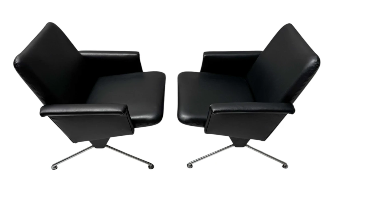 Mid-Century Modern Lounge Chairs No. 1432 by Andre Cordemeijer for Gispen, 1961